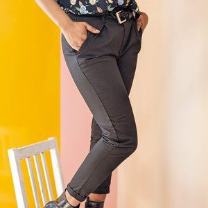 Black Revamped Premium Collection Dress Pants